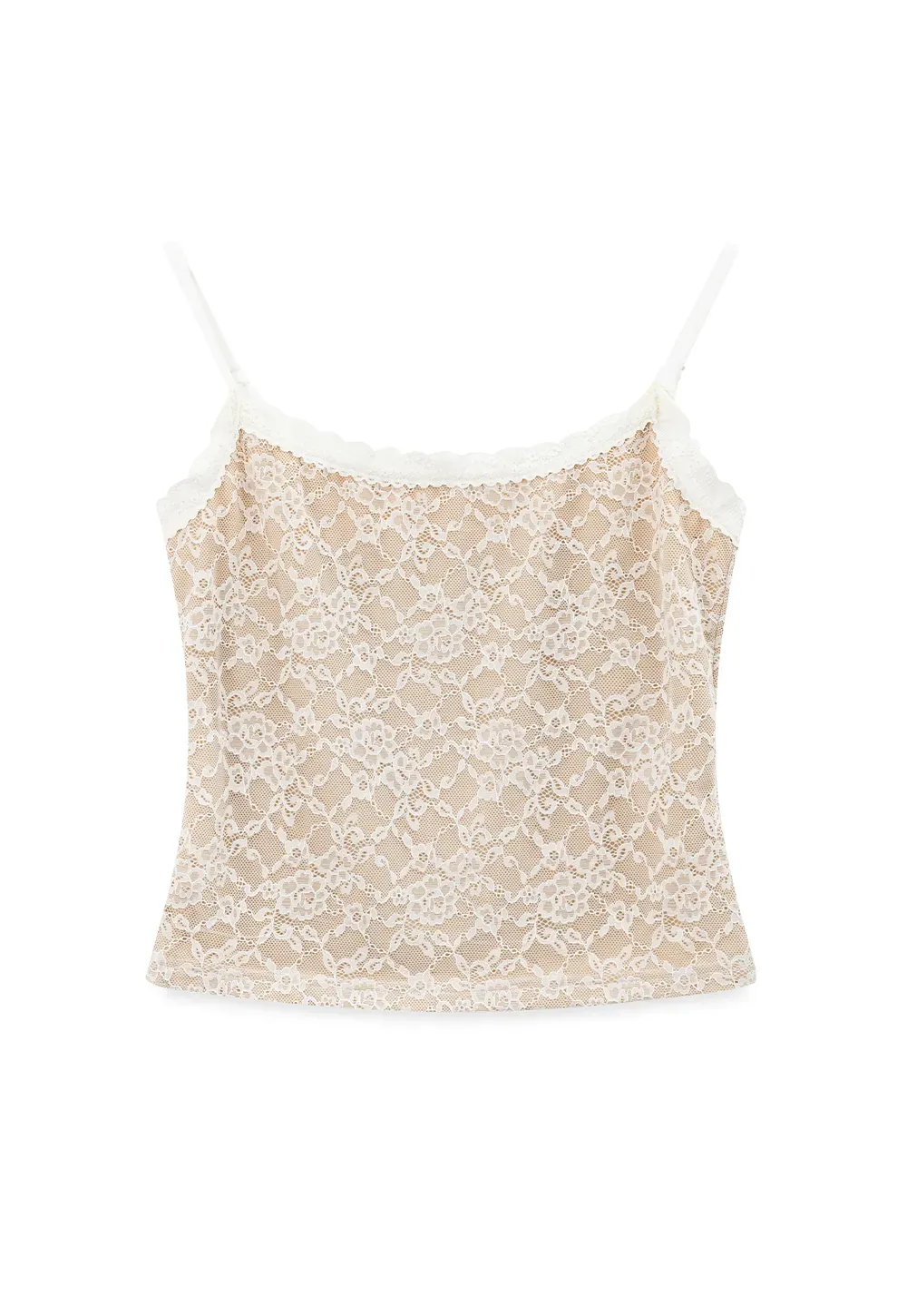 Lace Trim Cropped Long Sleeve Knit Top