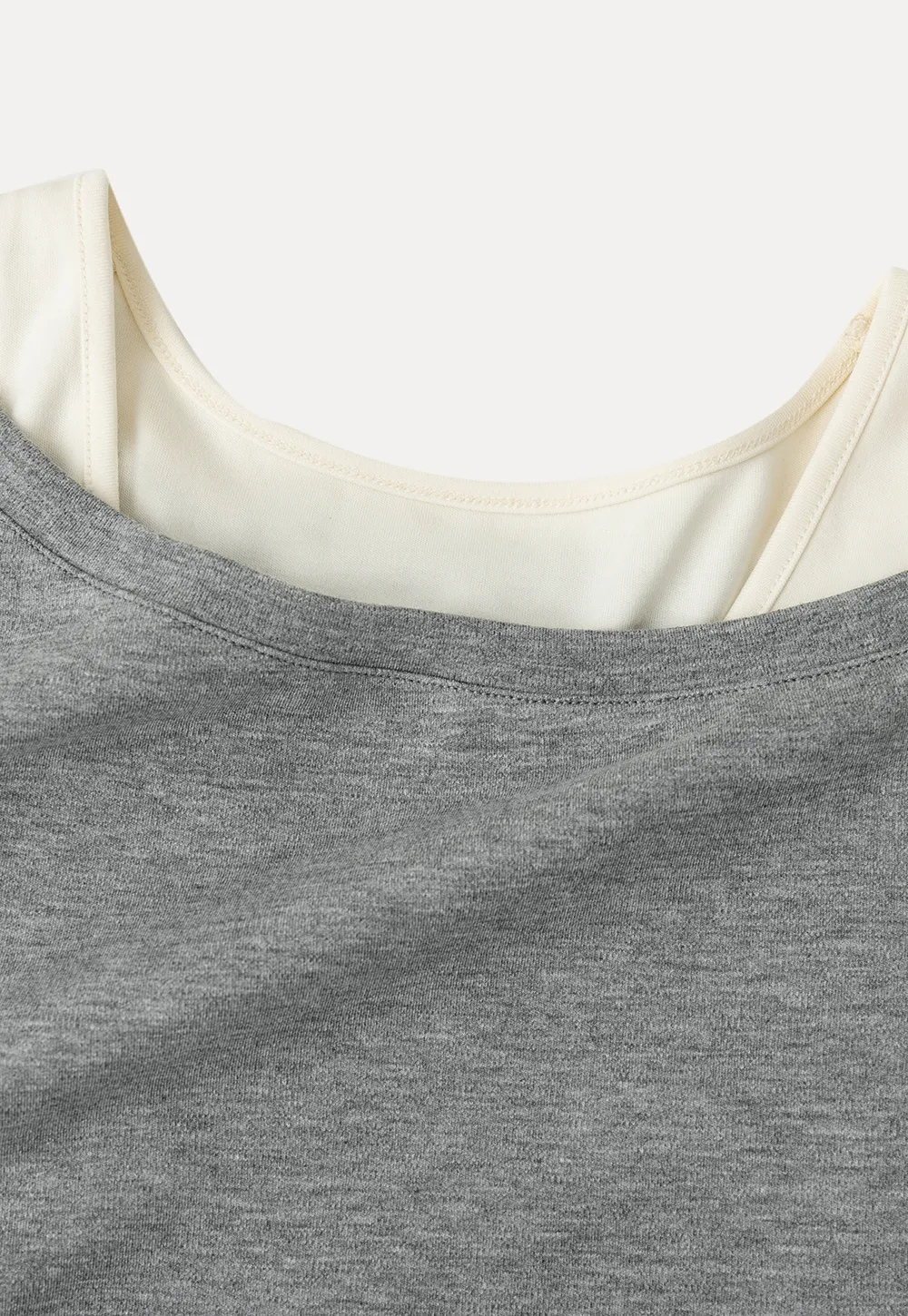 Asymmetrical Neck Short Sleeve Top and A Line Skirt
