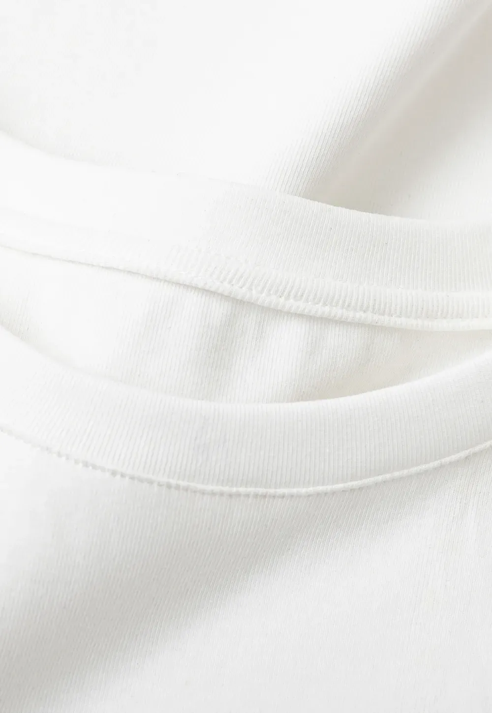 Cropped Tshirt with Dalmatian Print and Rounded Hem