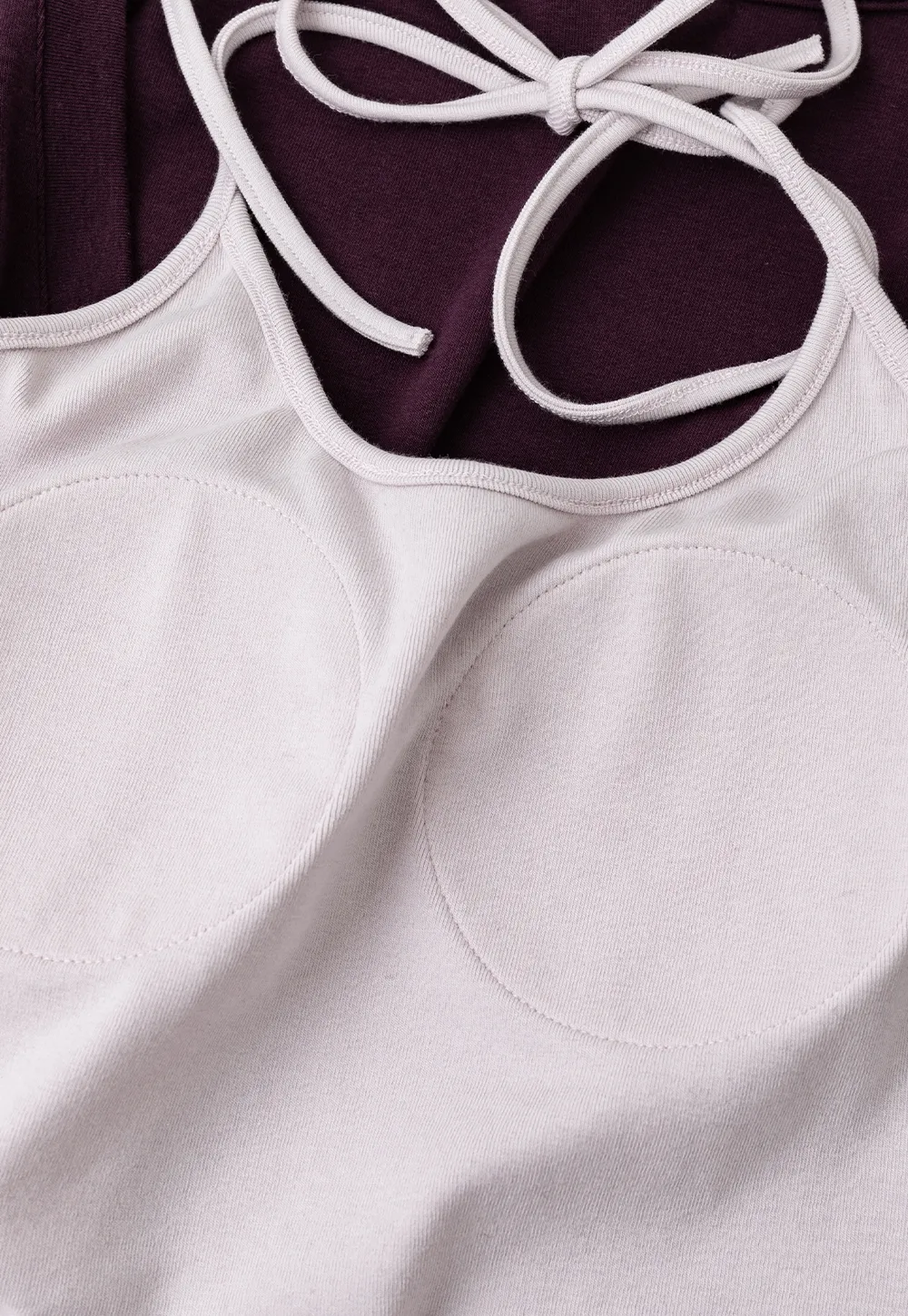 Deep V Neck Layered Long Sleeve Top
