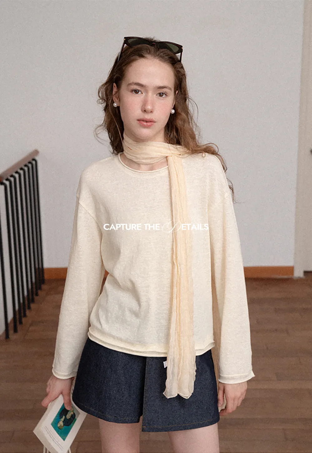 Relaxed Fit Long Sleeve Crew Neck T Shirt