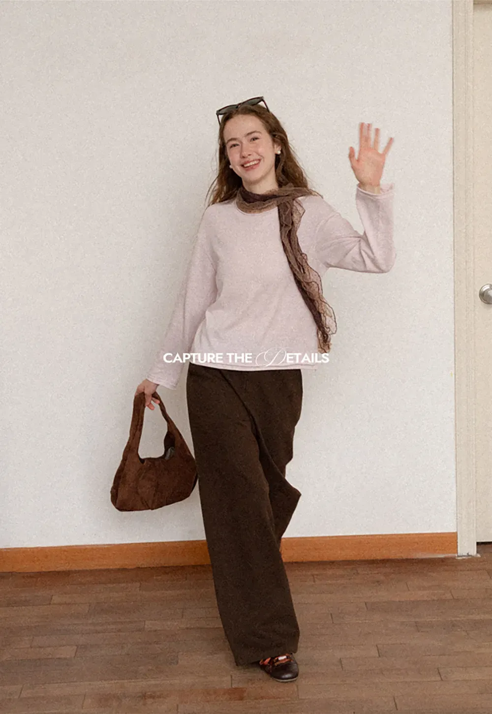 Relaxed Fit Long Sleeve Crew Neck T Shirt