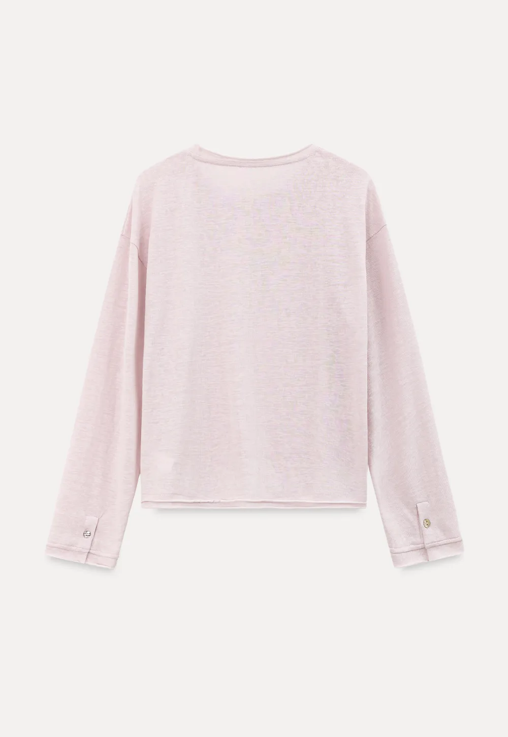 Relaxed Fit Long Sleeve Crew Neck T Shirt