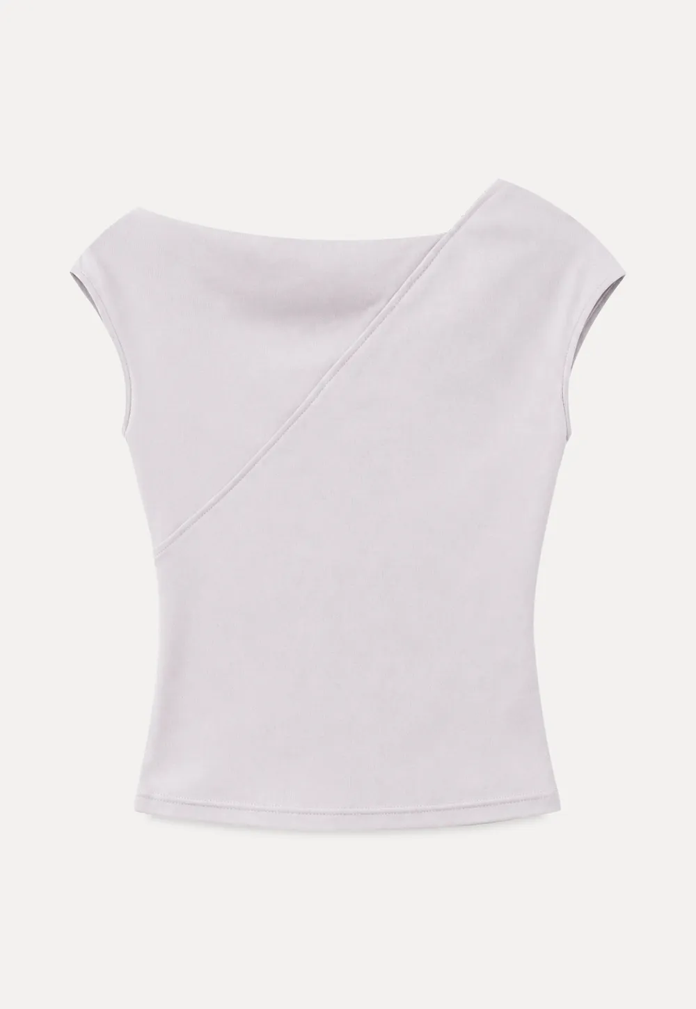 Off Shoulder Ruched Sleeve Cropped Top