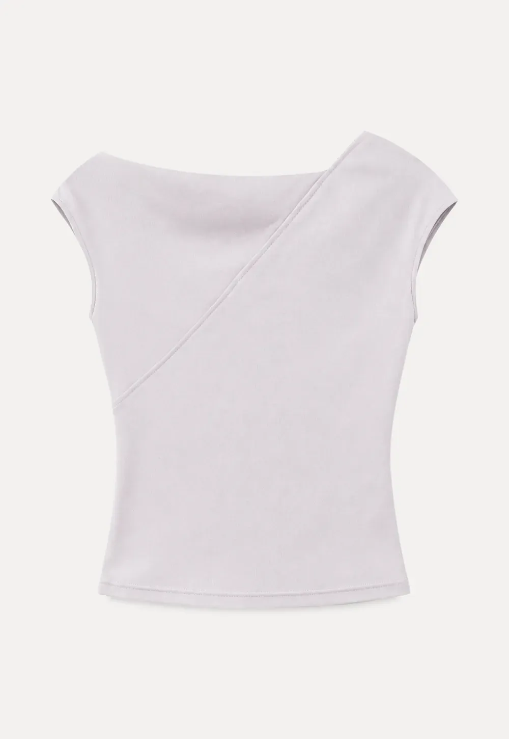 Off Shoulder Ruched Sleeve Cropped Top
