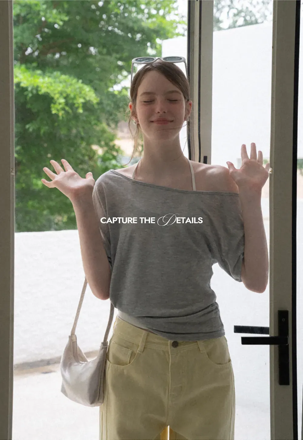 Asymmetrical One Shoulder Short Sleeve Tshirt