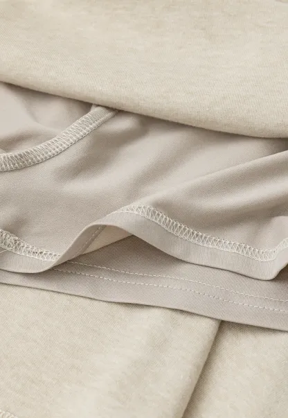 Ribbed Knit Cardigan with Button Front and Tie Neck Top Skirt Set