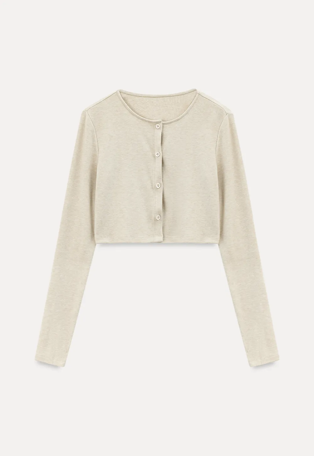 Ribbed Knit Cardigan with Button Front and Tie Neck Top Skirt Set