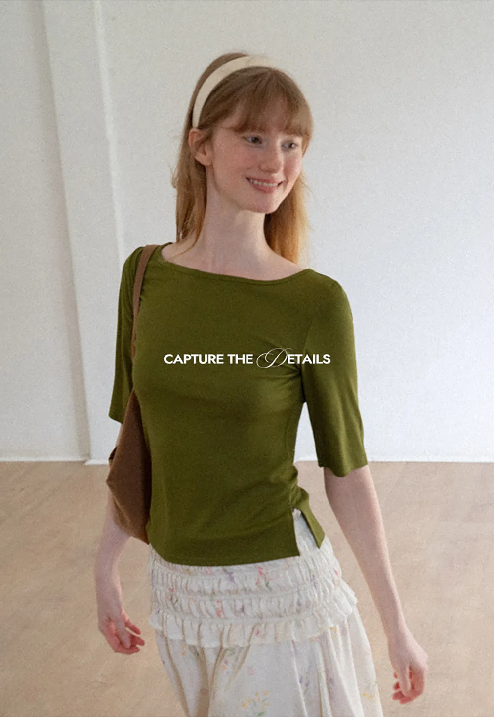 Square Neck Short Sleeve Tshirt