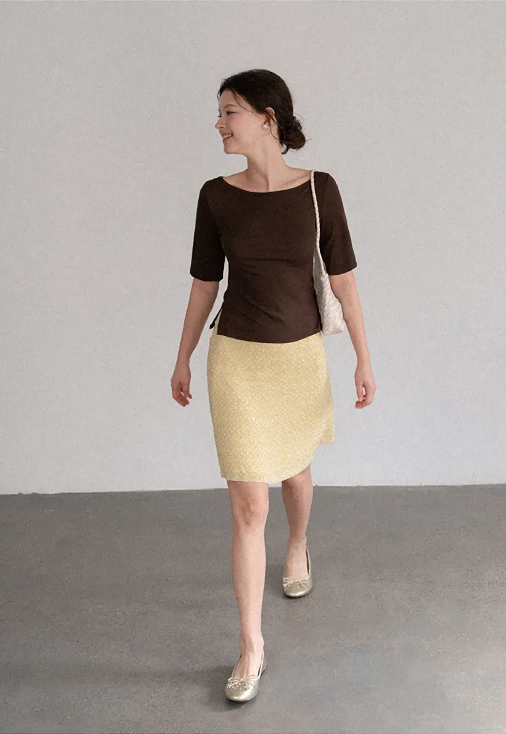 Square Neck Short Sleeve Tshirt