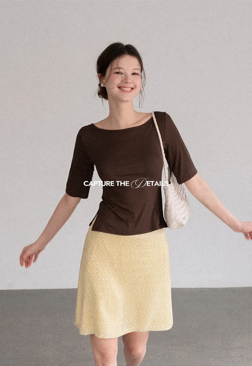 Square Neck Short Sleeve Tshirt