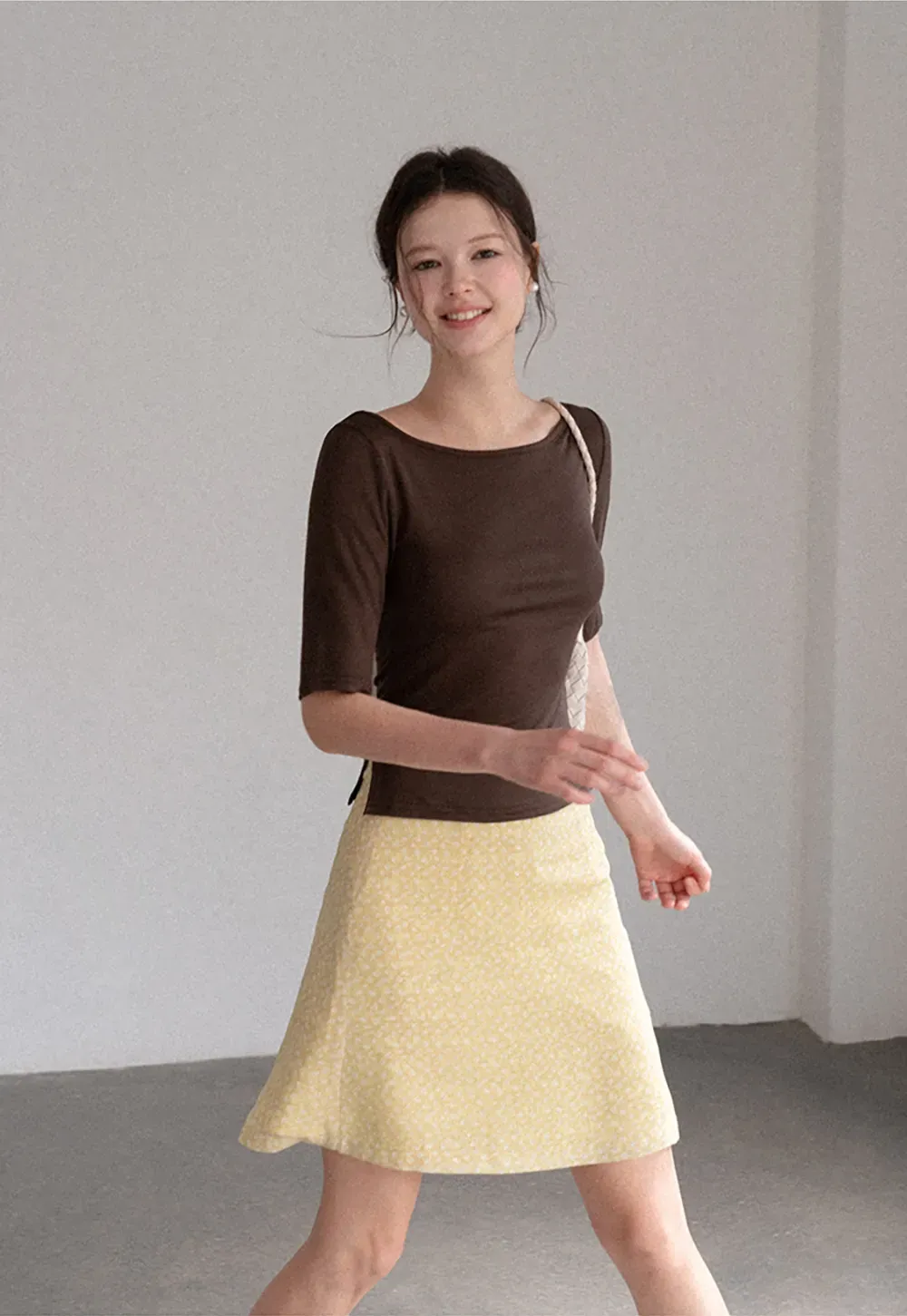 Square Neck Short Sleeve Tshirt