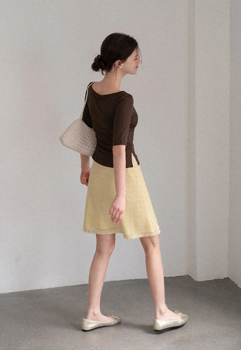 Square Neck Short Sleeve Tshirt