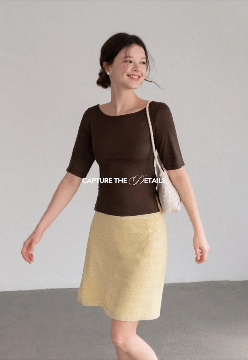 Square Neck Short Sleeve Tshirt