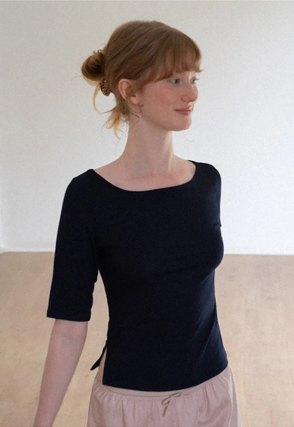 Square Neck Short Sleeve Tshirt