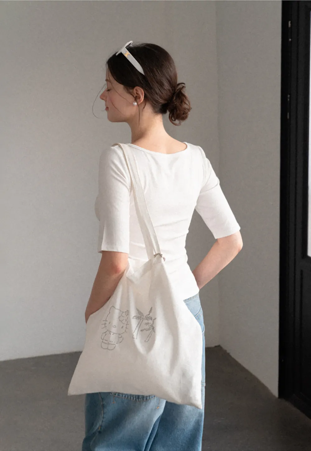 Square Neck Short Sleeve Tshirt