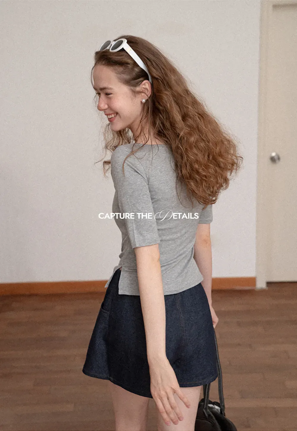 Square Neck Short Sleeve Tshirt