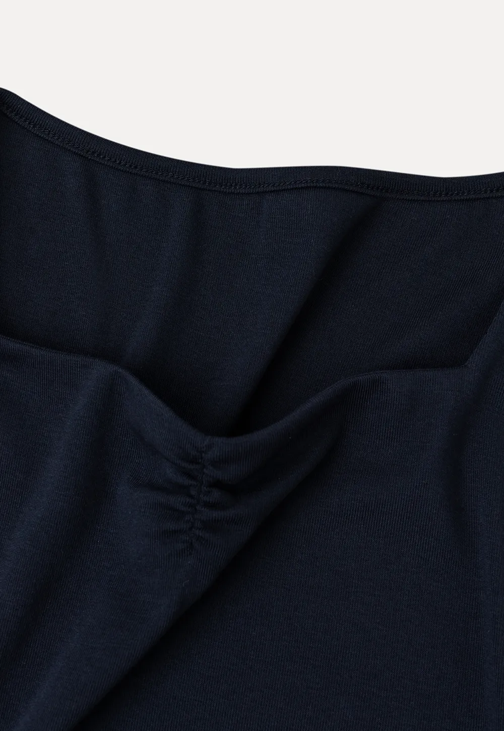 Square Neck Long Sleeve Knit Top