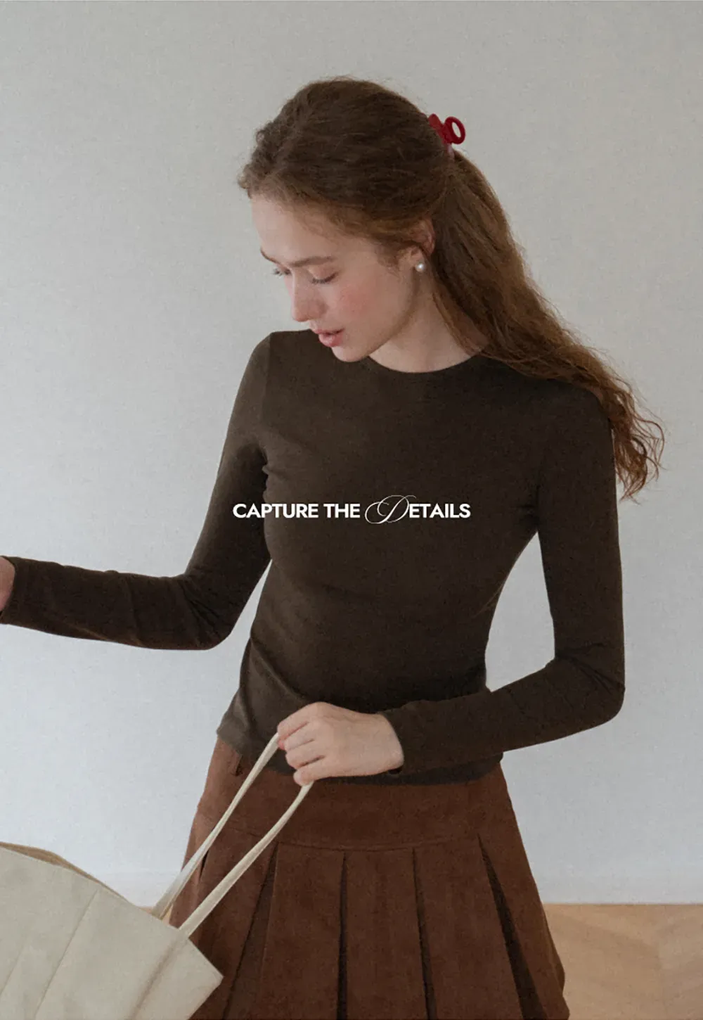 Slim Fit Crew Neck Long Sleeve Knit Top