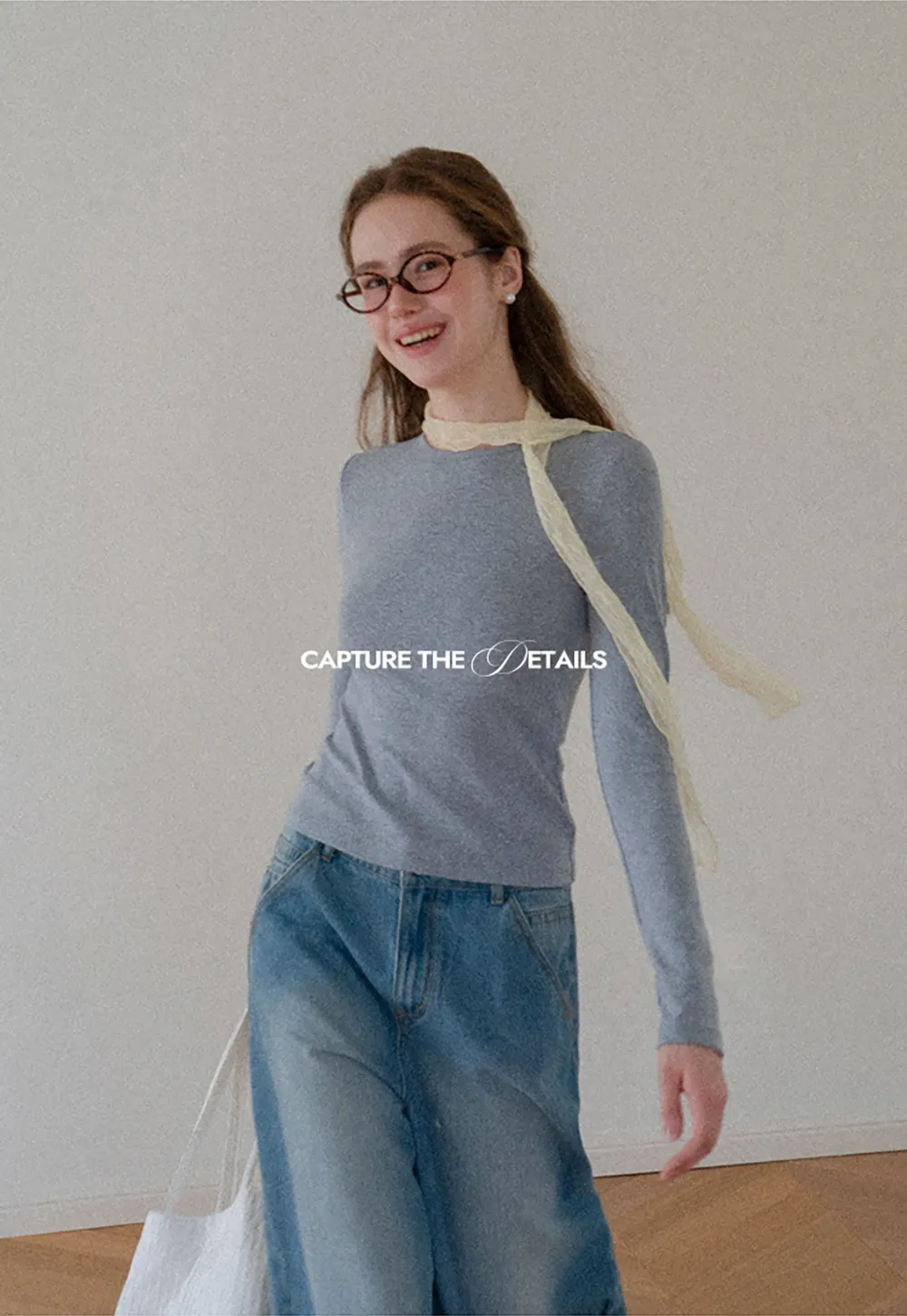 Slim Fit Crew Neck Long Sleeve Knit Top