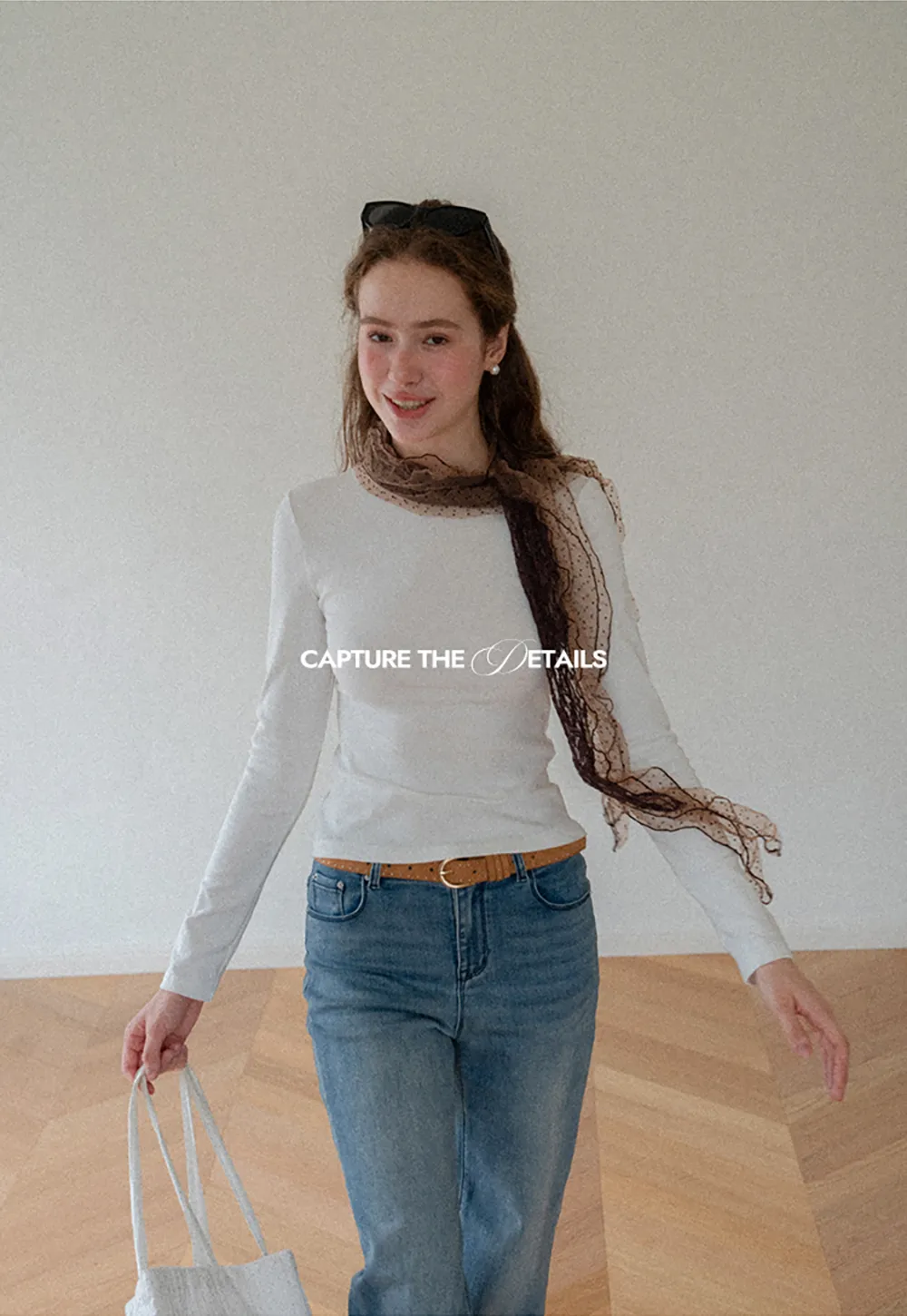 Slim Fit Crew Neck Long Sleeve Knit Top