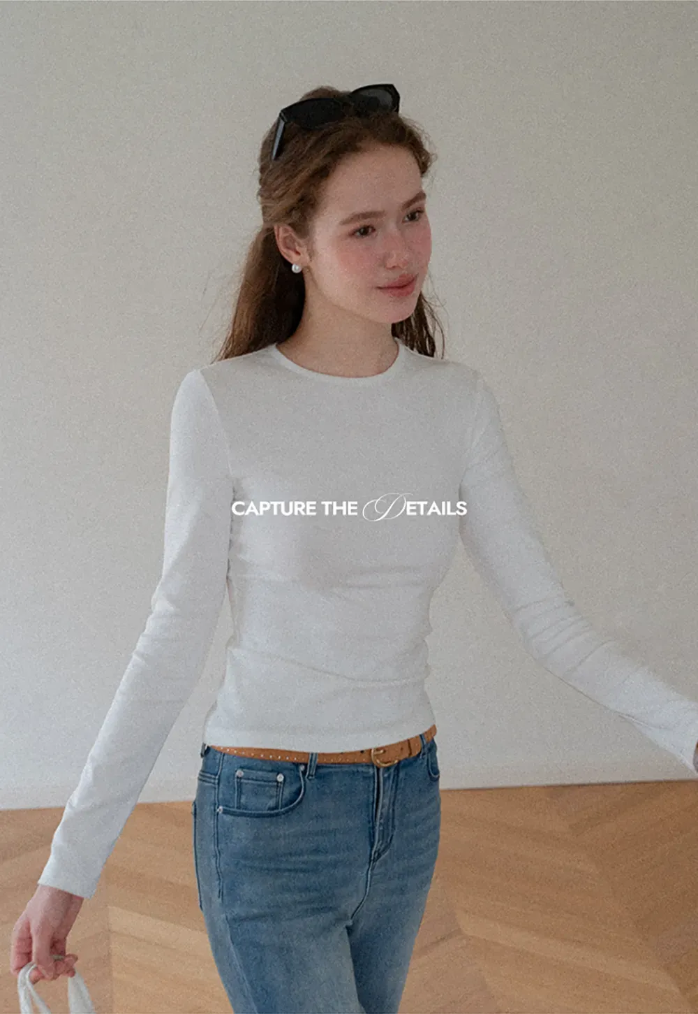 Slim Fit Crew Neck Long Sleeve Knit Top