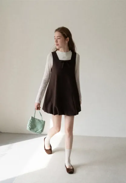Ribbed Knit Mock Neck Long Sleeve Lace Panel Top