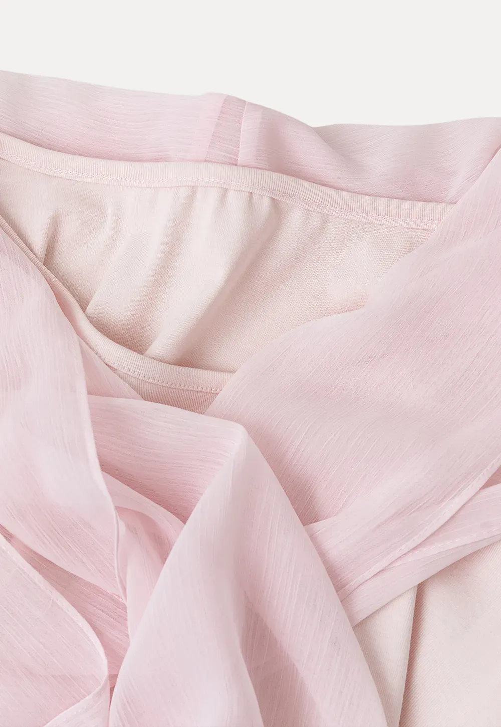 Asymmetrical Draped Cowl Neck Long Sleeve Top