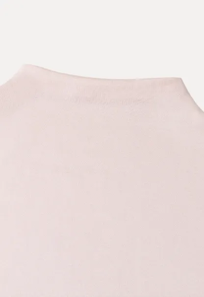 High Neck Short Sleeve Knit Top