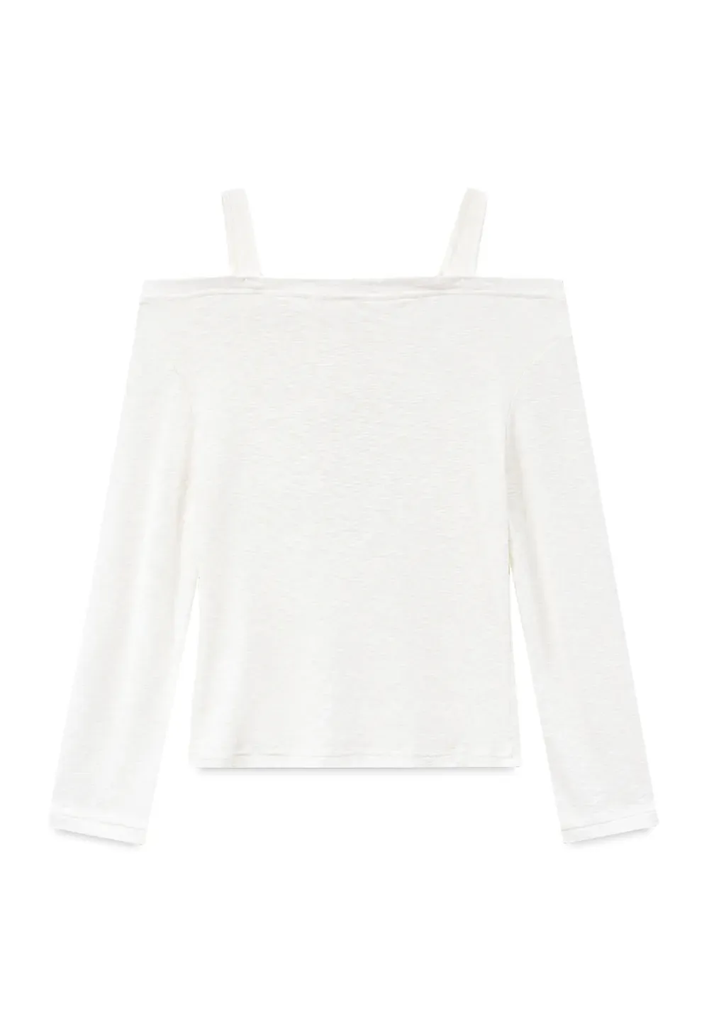 Cold Shoulder Lace Trim Layered Top Tshirt