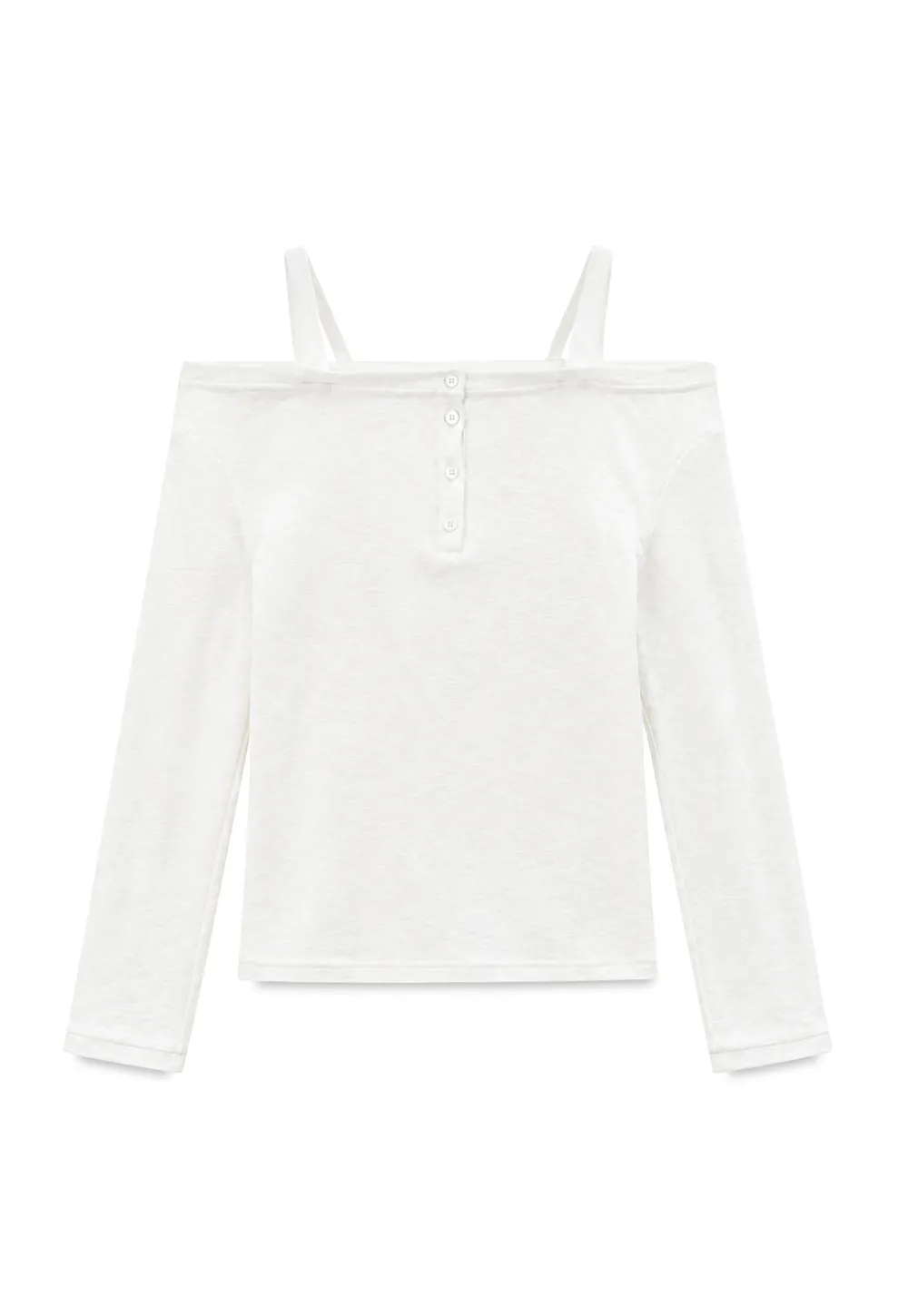 Cold Shoulder Lace Trim Layered Top Tshirt