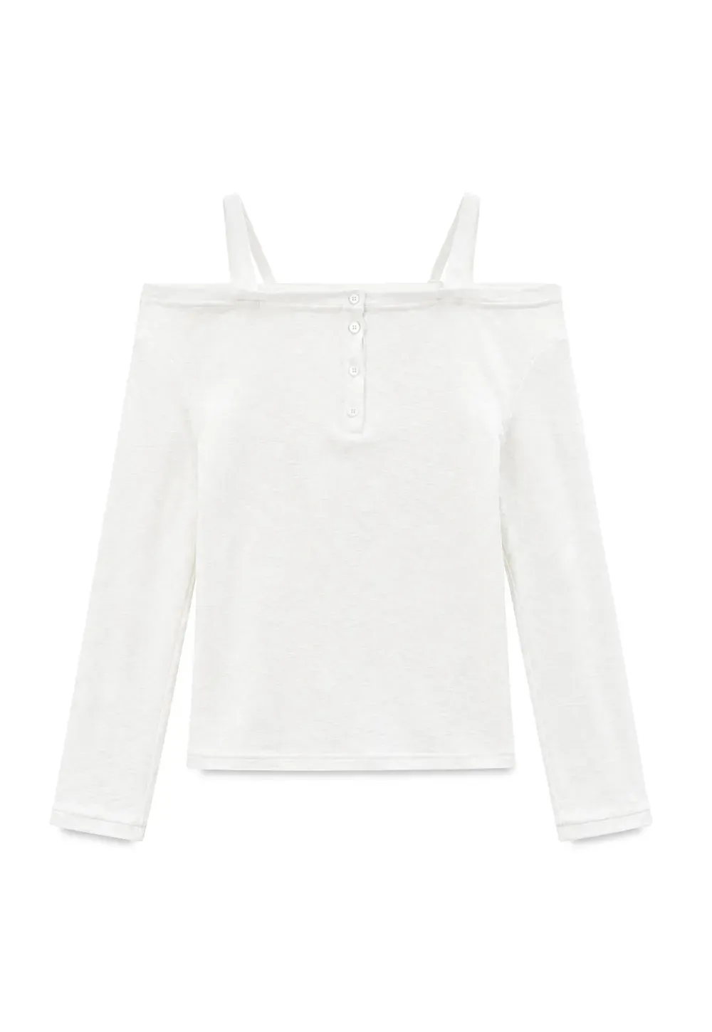 Cold Shoulder Lace Trim Layered Top Tshirt