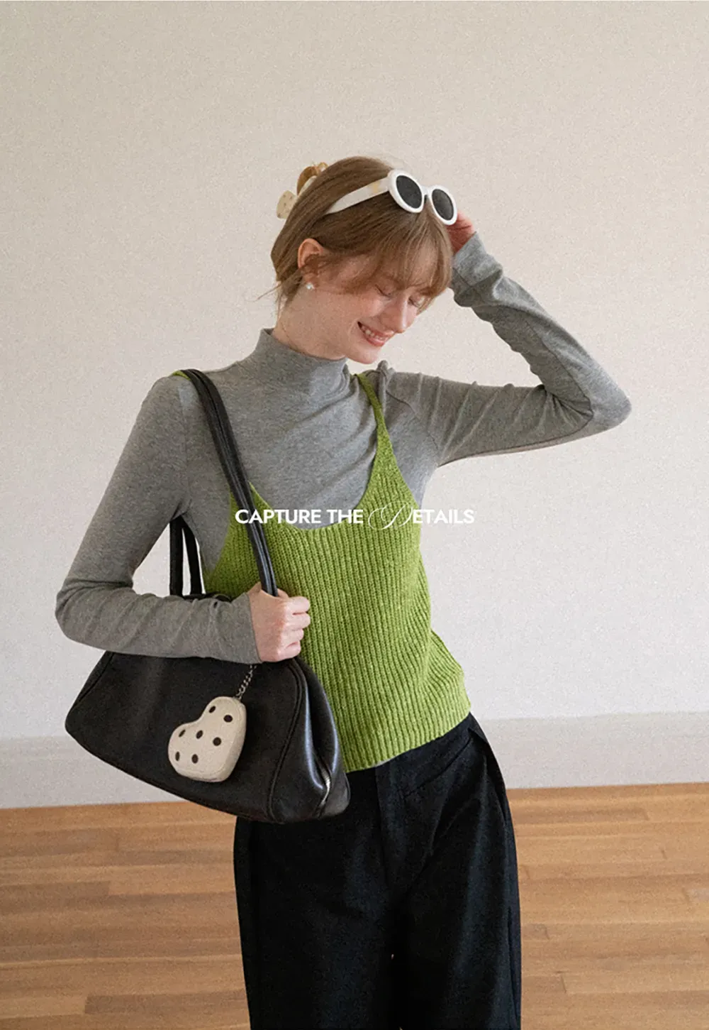 High Neck Long Sleeve Fitted Knit Top