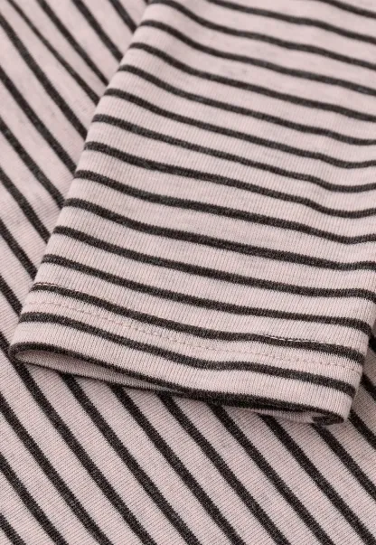 Asymmetrical Strap Ribbed Long Sleeve Top