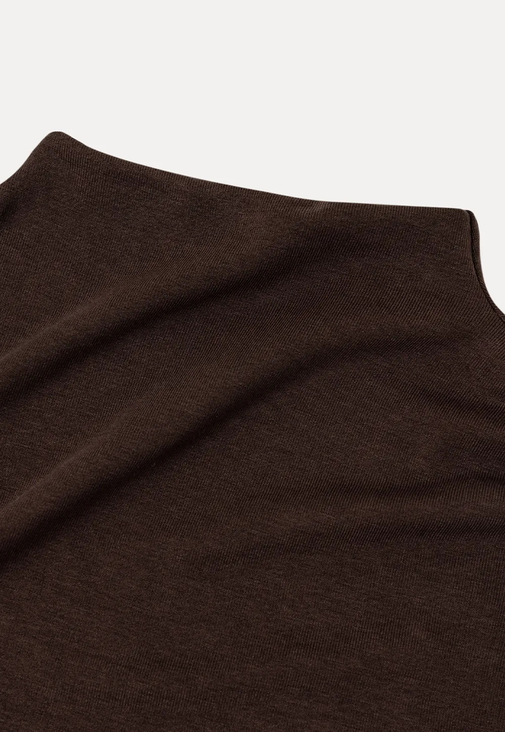High Neck Long Sleeve Fitted Top