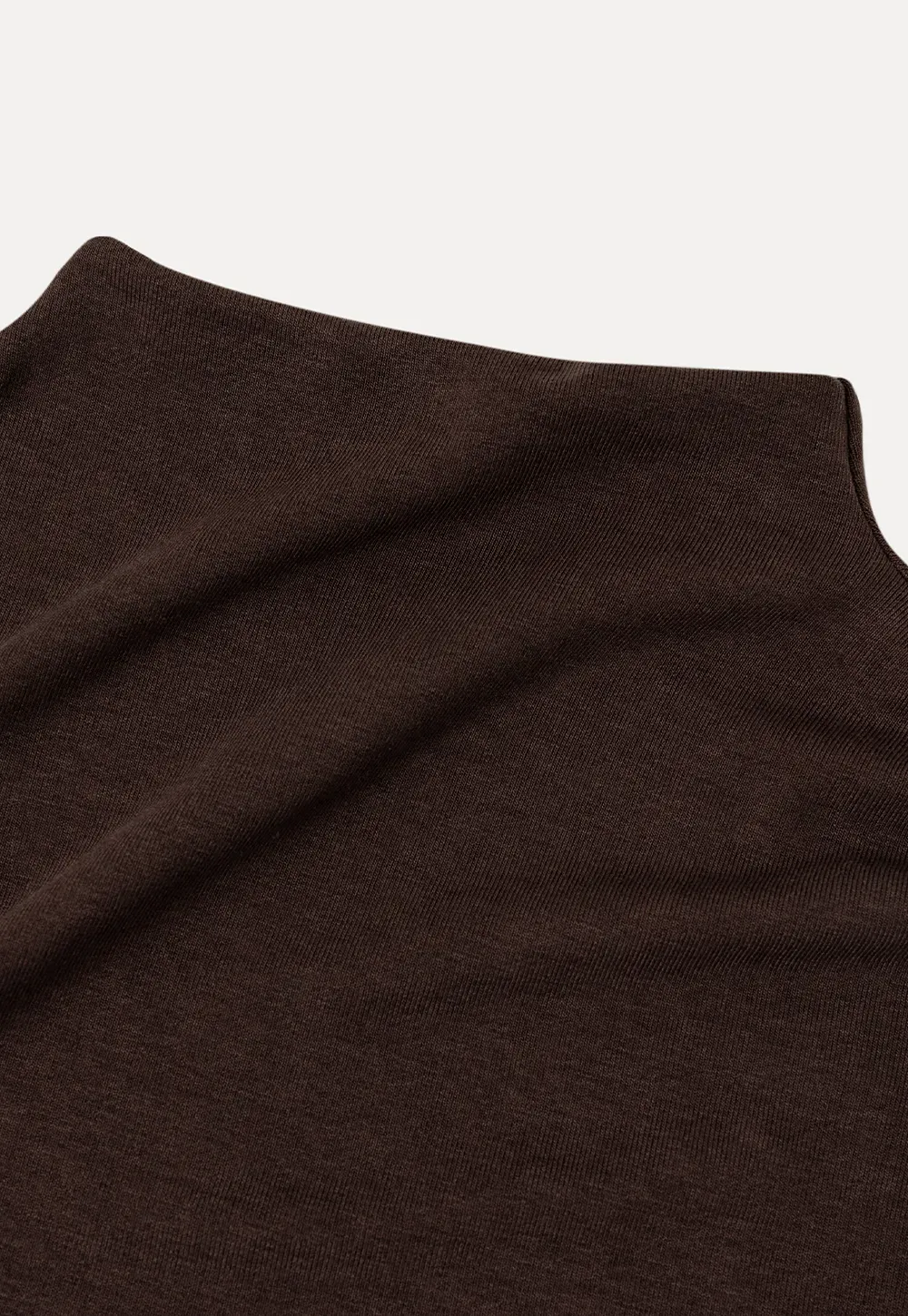 High Neck Long Sleeve Fitted Top