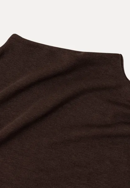 High Neck Long Sleeve Fitted Top