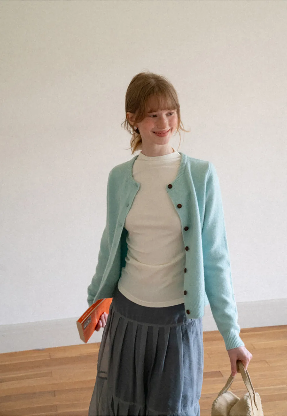 High Neck Long Sleeve Fitted Top