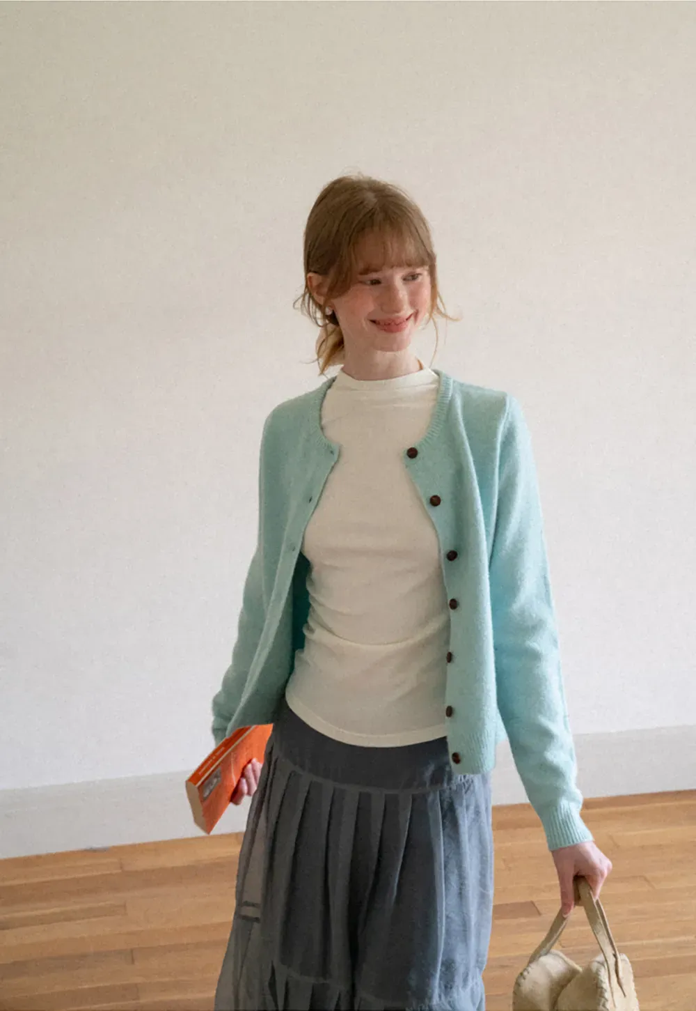 High Neck Long Sleeve Fitted Top