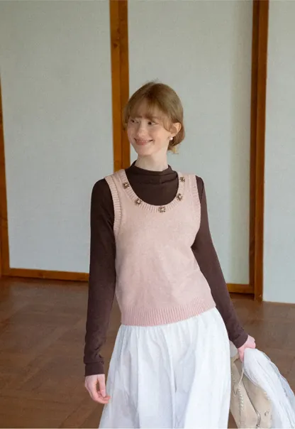 High Neck Long Sleeve Fitted Top