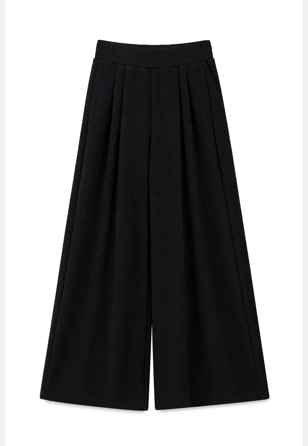 V Neck Tie Front Knit Top and Wide Leg Casual Pants