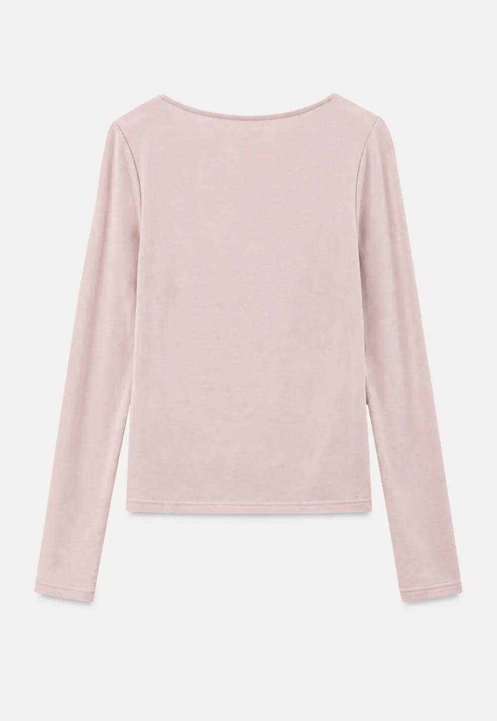Lace Trim V Neck Button Front Knit Top