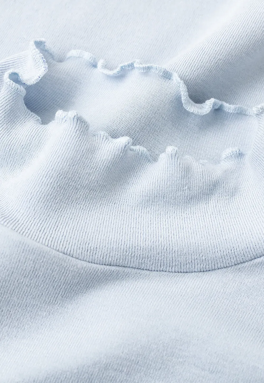 Cowl Neck Layered Top with Lace Hem Tshirt