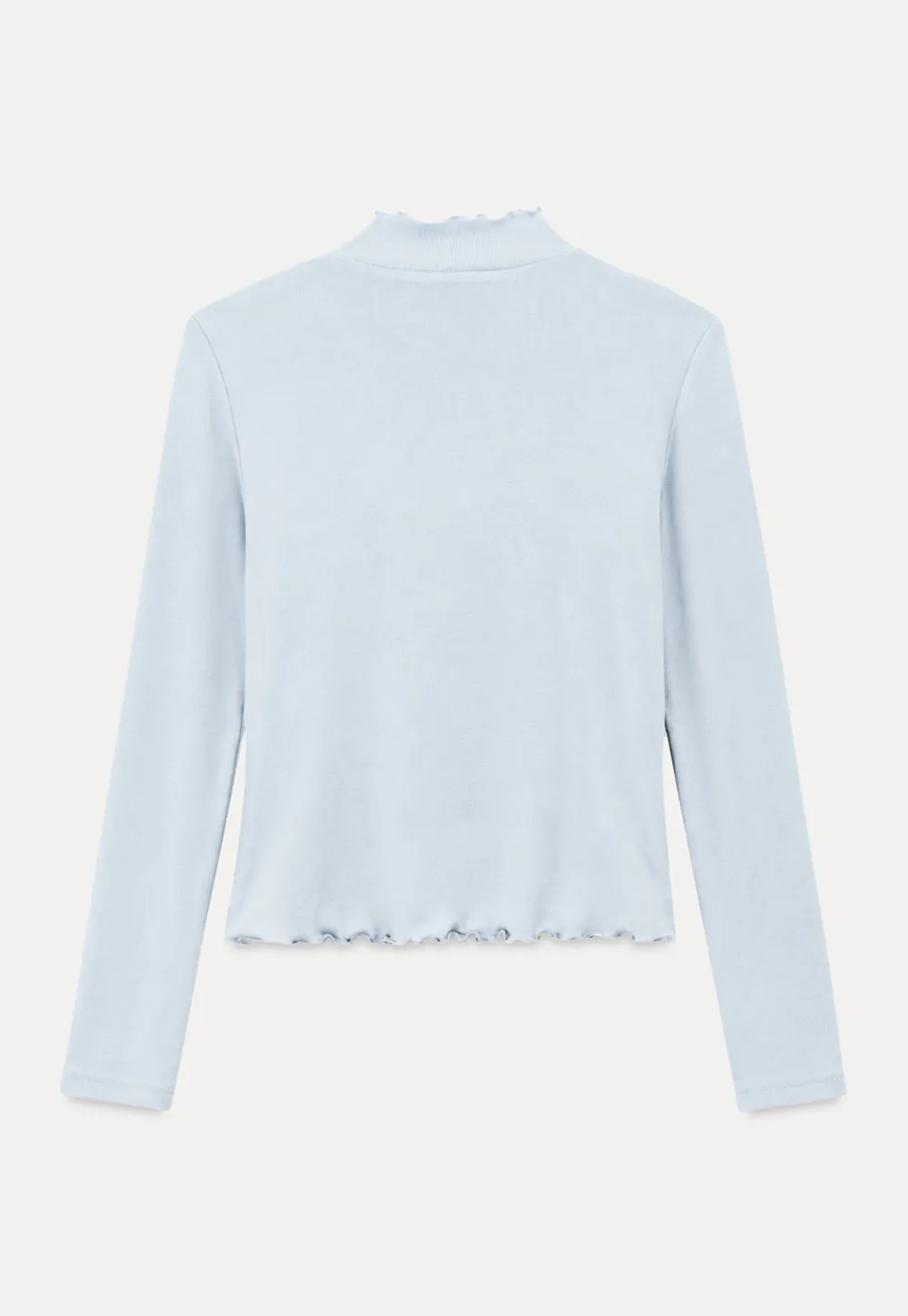 Cowl Neck Layered Top with Lace Hem Tshirt