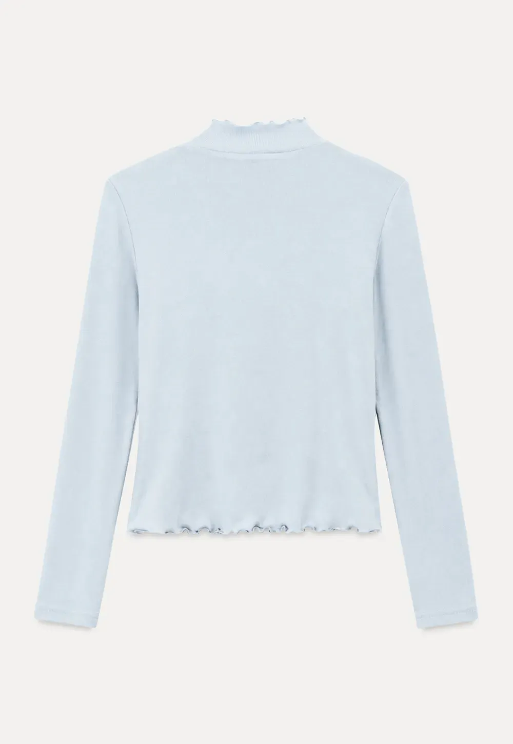 Cowl Neck Layered Top with Lace Hem Tshirt