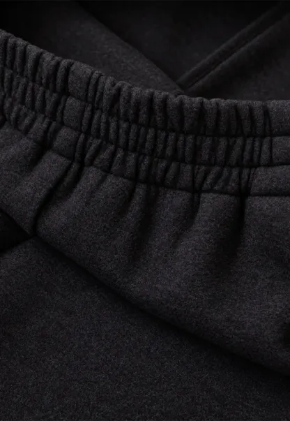 Cropped Open Front Cardigan and Wide Leg Drawstring Pants
