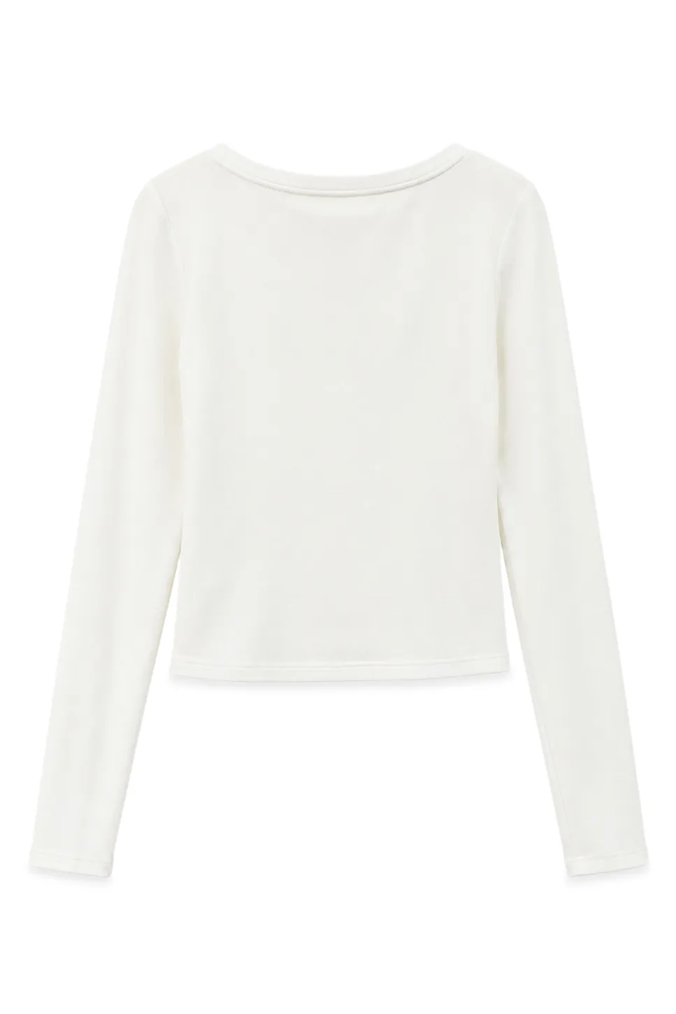 Ballet Sketch Print Long Sleeve Crew Neck T Shirt