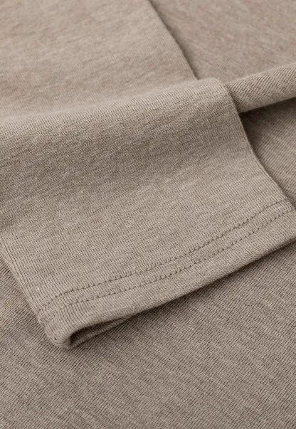 Asymmetrical Draped Shoulder Long Sleeve Top