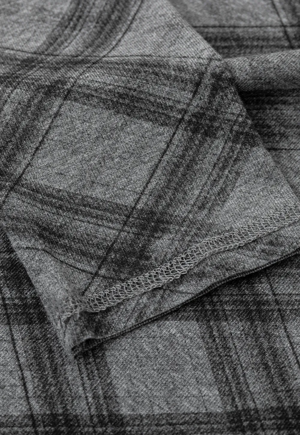 Plaid Pattern Long Sleeve Tshirt