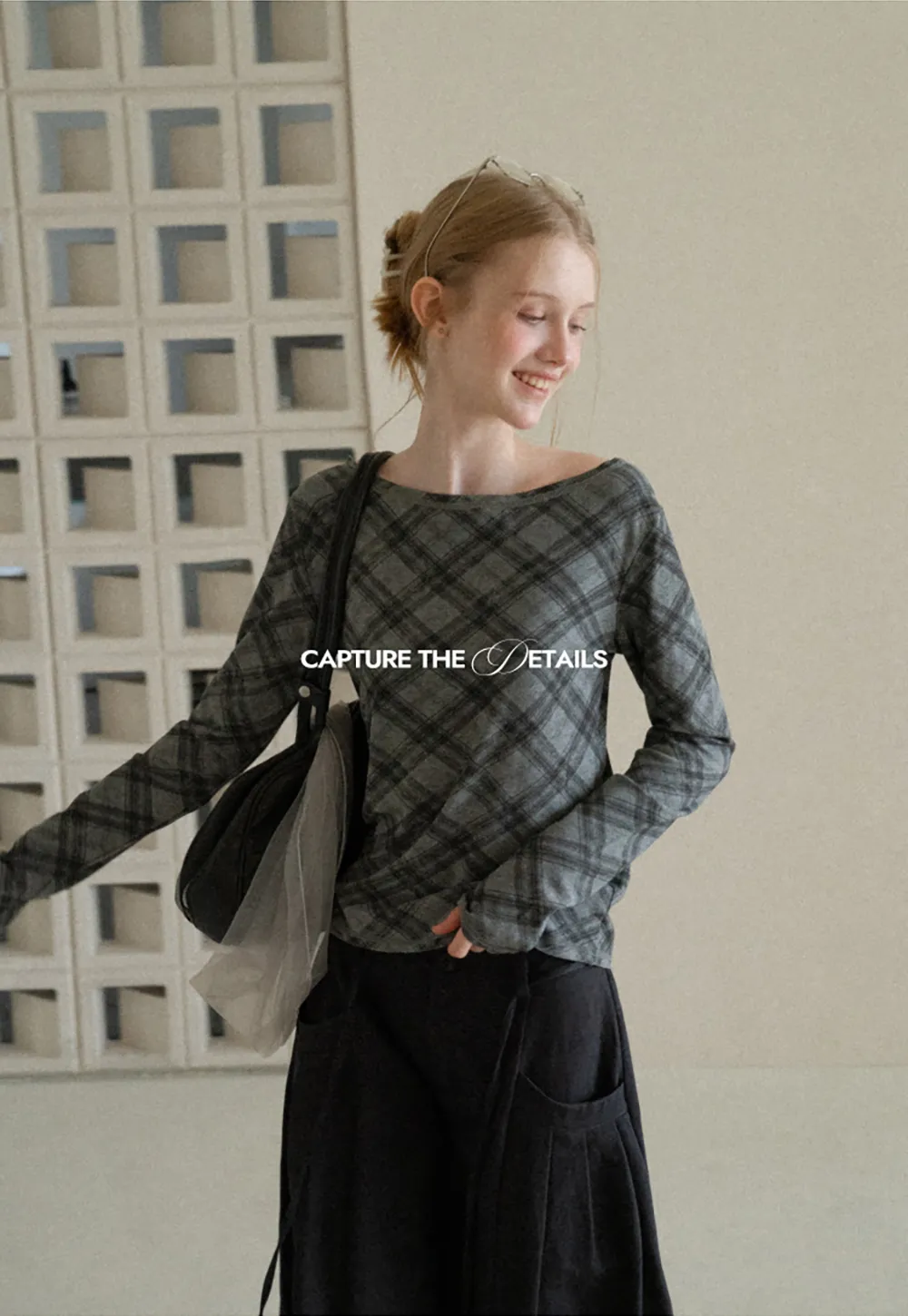 Plaid Pattern Long Sleeve Tshirt